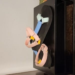 Ocean Coast multi-color sandals.